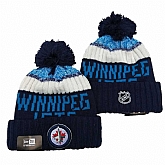 Winnipeg Jets Team Logo Knit Hat YD (1),baseball caps,new era cap wholesale,wholesale hats